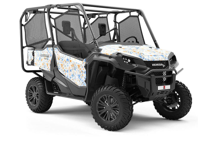 Baby Blues Paint Splatter Utility Vehicle Vinyl Wrap