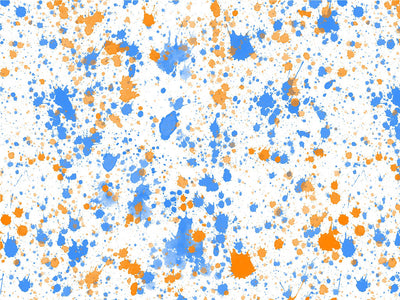 Baby Blues Paint Splatter Vinyl Wrap Pattern~Rwraps Series 914 Digitally Printed Vinyl Wrap~0