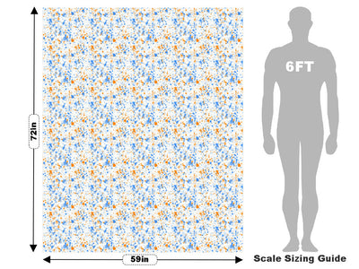 Baby Blues Paint Splatter Vehicle Wrap Scale~Rwraps Series 914 Baby Blues Paint Splatter Measurements~1