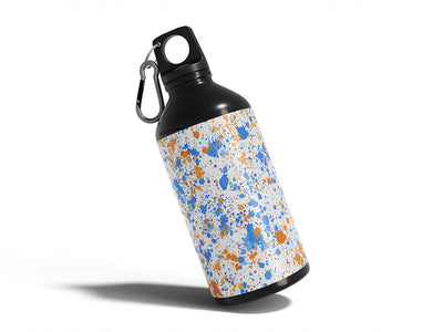 baby blues paint splatter Water Bottle DIY Stickers