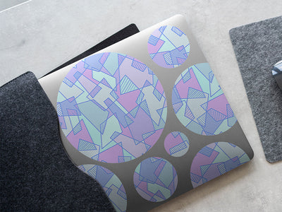 baby breath mosaic DIY Laptop Stickers