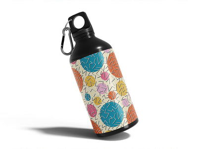 background noise abstract geometric Water Bottle DIY Stickers
