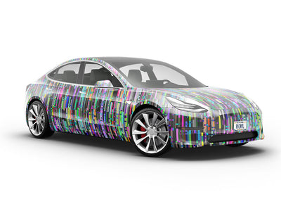 Backup Needed Technology Vehicle Vinyl Wrap