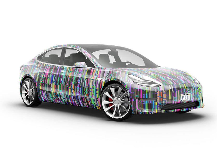 Backup Needed Technology Vehicle Vinyl Wrap