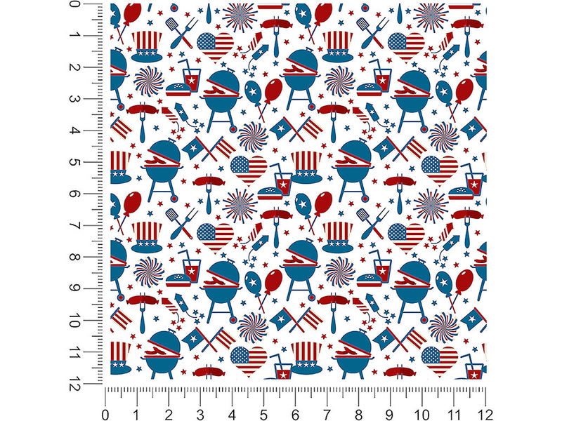 backyard barbecue  1ft x 1ft Craft Sheets