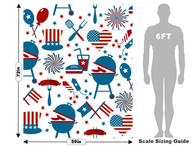 Backyard Barbecue Americana Vehicle Wrap Scale~Rwraps Series 914 Backyard Barbecue Americana Measurements~2