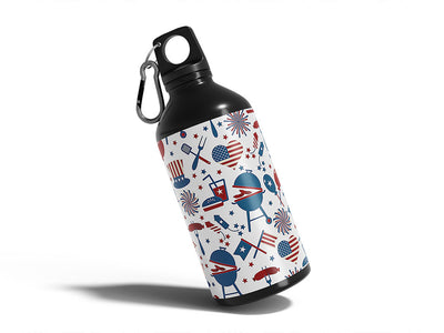 backyard barbecue  Water Bottle DIY Stickers