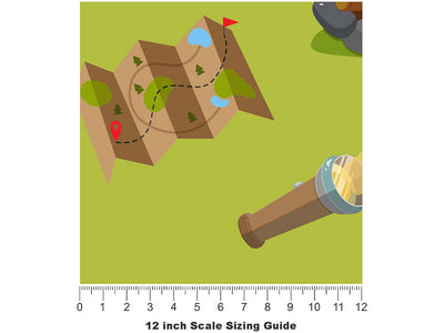 Backyard Explorations Camping Vinyl Film Pattern Size 12 inch Scale~Rwraps Backyard Explorations Camping Sizing Chart~2