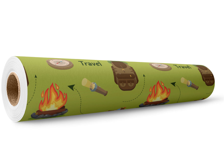 Backyard Explorations Camping Wrap Film Wholesale Roll~Rwraps Series 914 Digitally Printed Vinyl Roll~5
