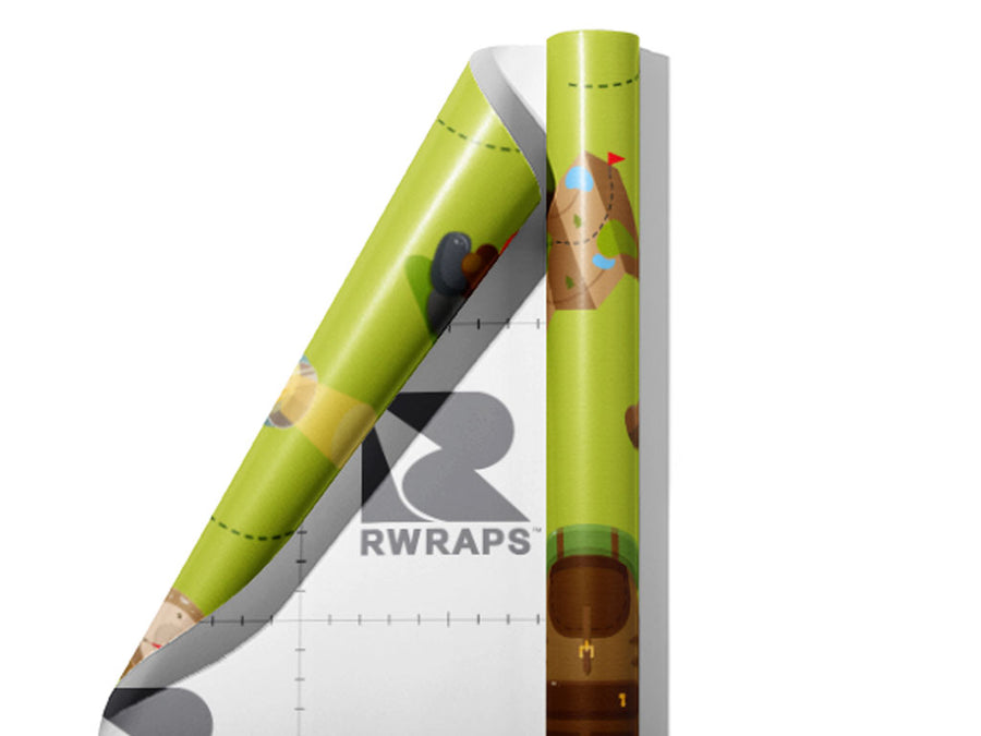 Backyard Explorations Camping Wrap Film Sheets~Rwraps Series 914 Backyard Explorations Camping Scrolled Sheet~3