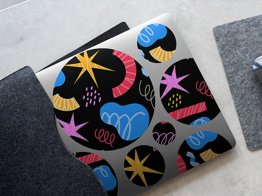 bad boy abstract geometric DIY Laptop Stickers