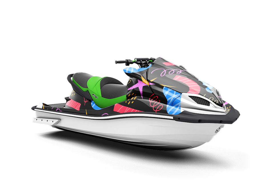 Bad Boy Abstract Jet Ski Vinyl Customized Wrap
