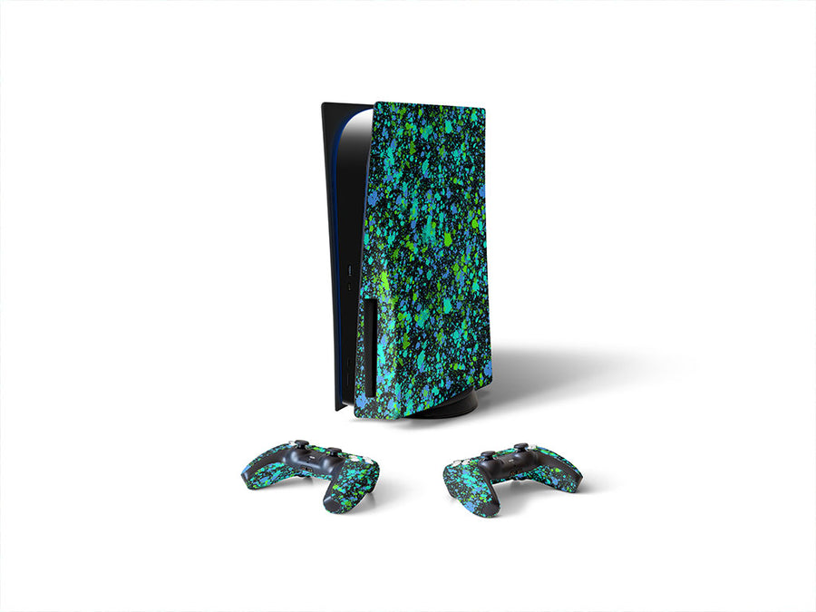 bad boys paint splatter Sony PS5 DIY Skin