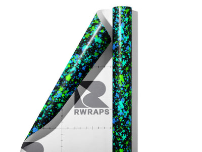 Bad Boys Paint Splatter Wrap Film Sheets~Rwraps Series 914 Bad Boys Paint Splatter Scrolled Sheet~3