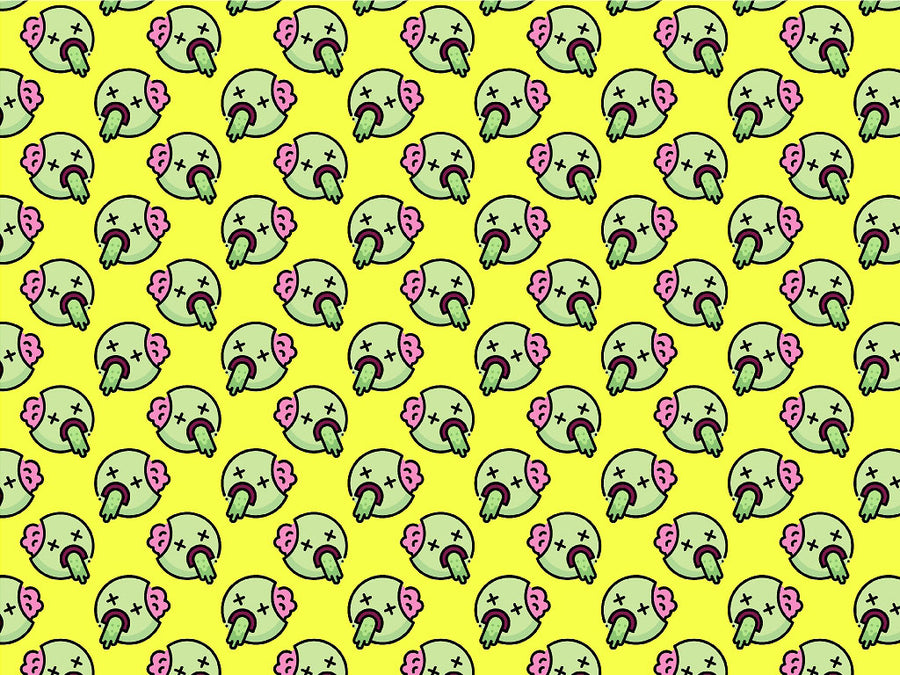 Bad Meal Zombie Vinyl Wrap Pattern~Rwraps Series 914 Digitally Printed Vinyl Wrap~0