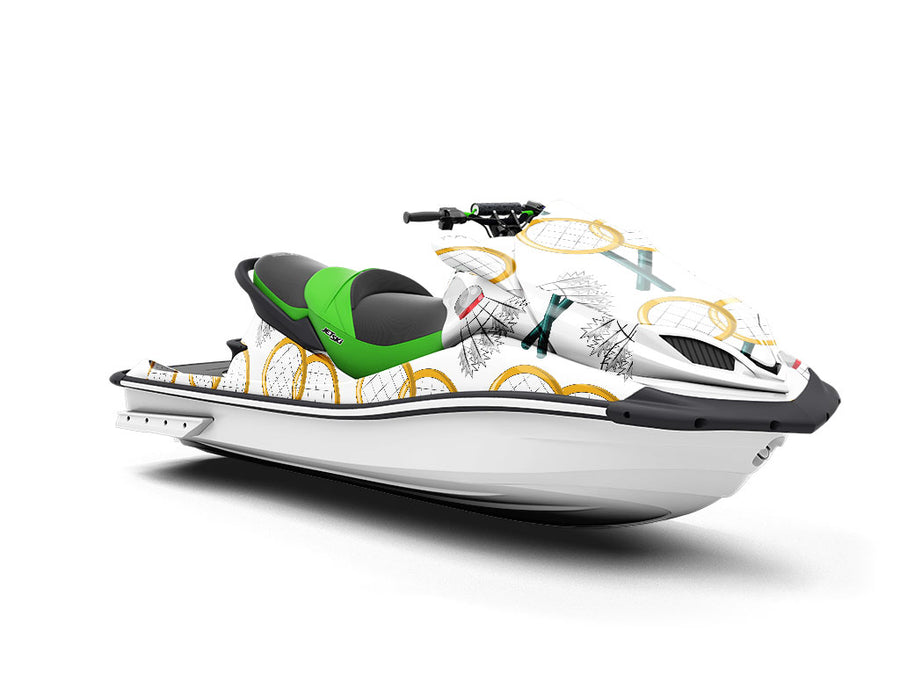 Badminton Practice Sport Jet Ski Vinyl Customized Wrap