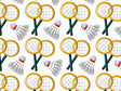 Badminton Practice Sport Vinyl Wrap Pattern~Rwraps Series 914 Digitally Printed Vinyl Wrap~0