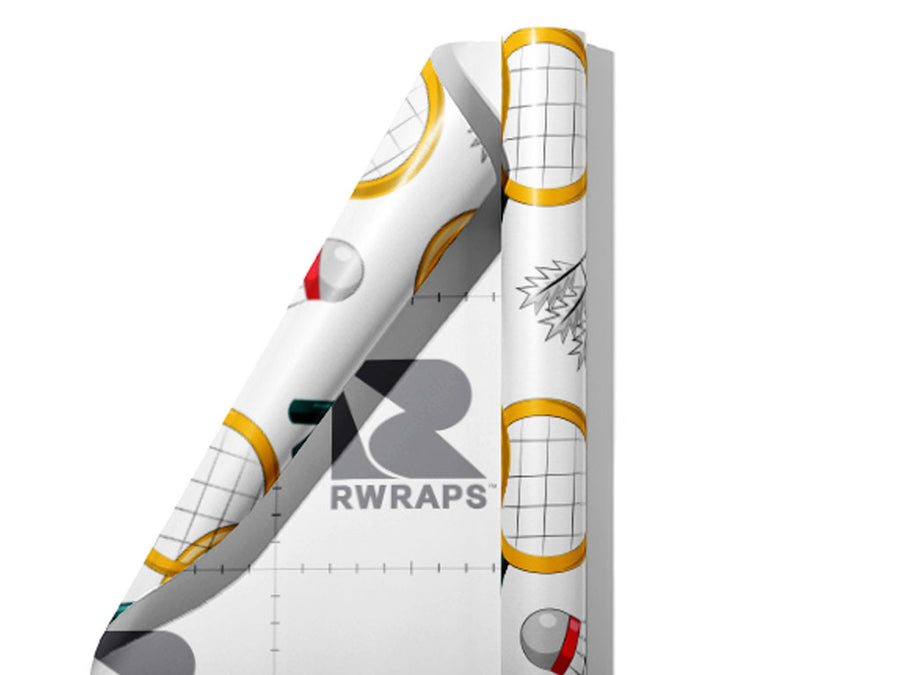 Badminton Practice Sport Wrap Film Sheets~Rwraps Series 914 Badminton Practice Sport Scrolled Sheet~3