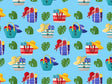 Bags Packed Summertime Vinyl Wrap Pattern~Rwraps Series 914 Digitally Printed Vinyl Wrap~0