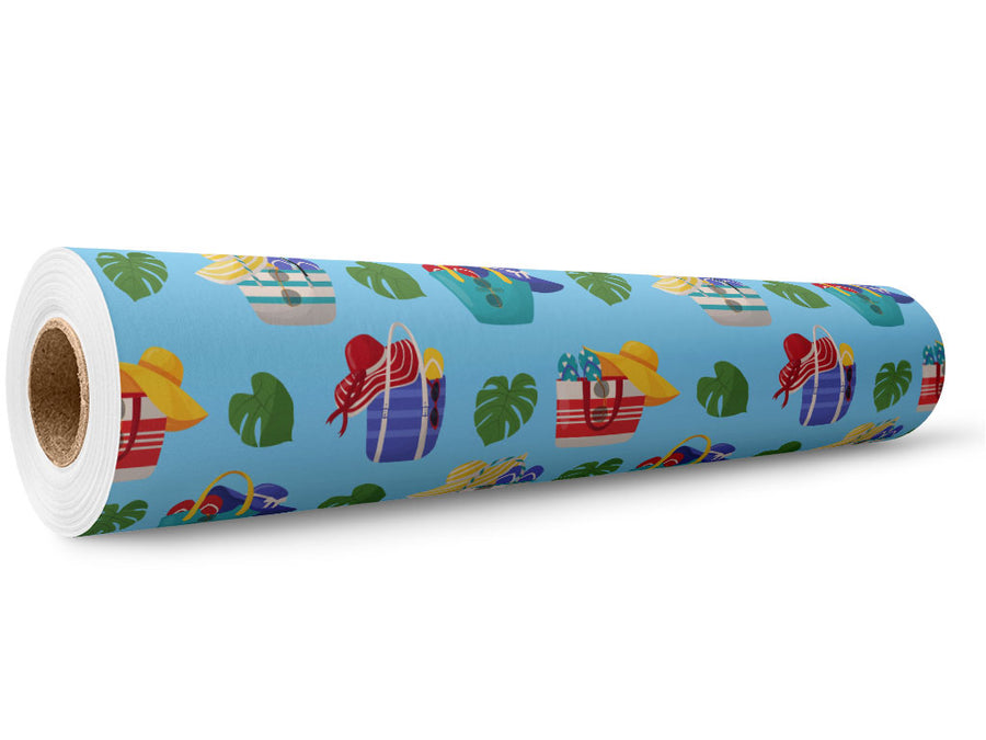 Bags Packed Summertime Wrap Film Wholesale Roll~Rwraps Series 914 Digitally Printed Vinyl Roll~5