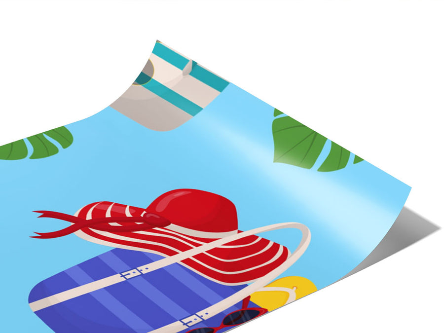 Bags Packed Summertime Vinyl Wraps~Rwraps Series 914 Digitally Printed Vinyl Wrap~0