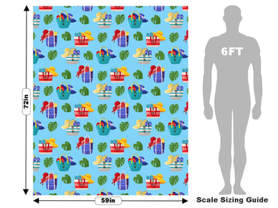 Bags Packed Summertime Vehicle Wrap Scale~Rwraps Series 914 Bags Packed Summertime Measurements~1