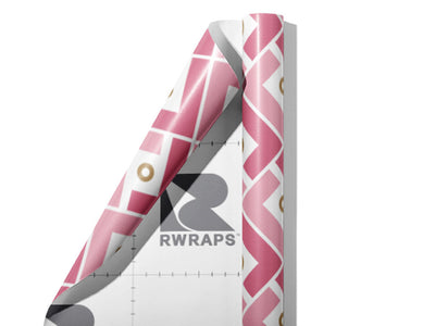 Baker Miller Bars Mosaic Wrap Film Sheets~Rwraps Series 914 Baker Miller Bars Mosaic Scrolled Sheet~3