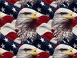 Bald Eagle Americana Vinyl Wrap Pattern~Rwraps Series 914 Digitally Printed Vinyl Wrap~0