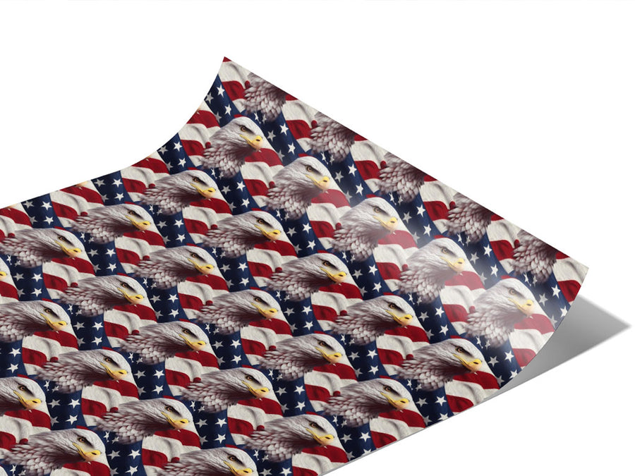 Bald Eagle Americana Vinyl Wraps~Rwraps Series 914 Digitally Printed Vinyl Wrap~1