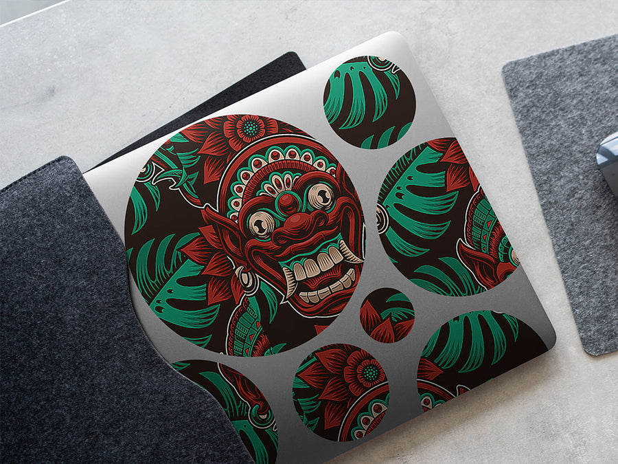 bali mask japanese DIY Laptop Stickers