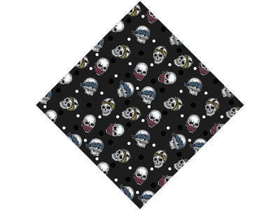 Bandana Three Monkeys Halloween Vinyl Wrap Pattern