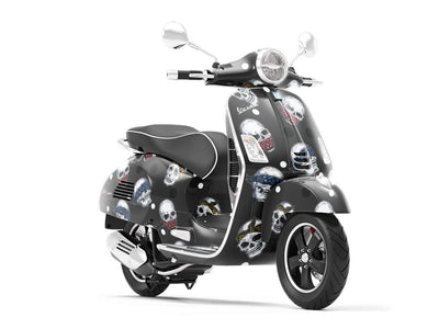 Bandana Three Monkeys Halloween Vespa Scooter Wrap Film
