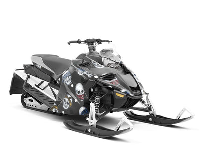 Bandana Three Monkeys Halloween Custom Wrapped Snowmobile