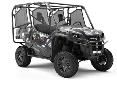 Bandana Three Monkeys Halloween Utility Vehicle Vinyl Wrap