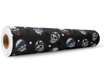 Bandana Three Monkeys Halloween Wrap Film Wholesale Roll~Rwraps Series 914 Digitally Printed Vinyl Roll~5