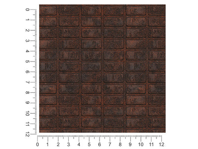 banded iron rust 1ft x 1ft Craft Sheets