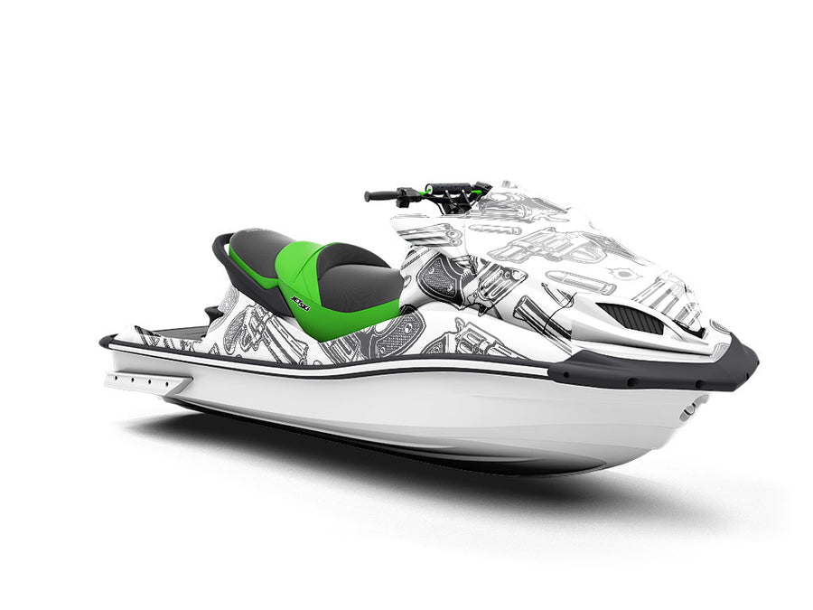 Bang Up Weapon Jet Ski Vinyl Customized Wrap