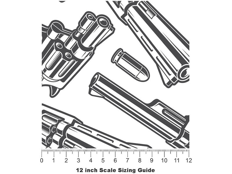 Bang Up Weapon Vinyl Film Pattern Size 12 inch Scale~Rwraps Bang Up Weapon Sizing Chart~2