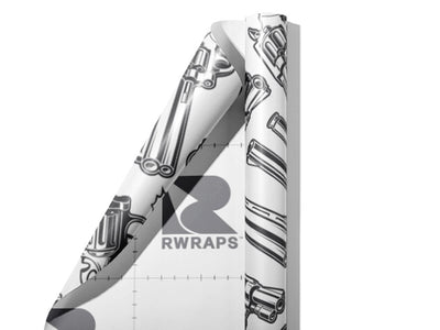 Bang Up Weapon Wrap Film Sheets~Rwraps Series 914 Bang Up Weapon Scrolled Sheet~3