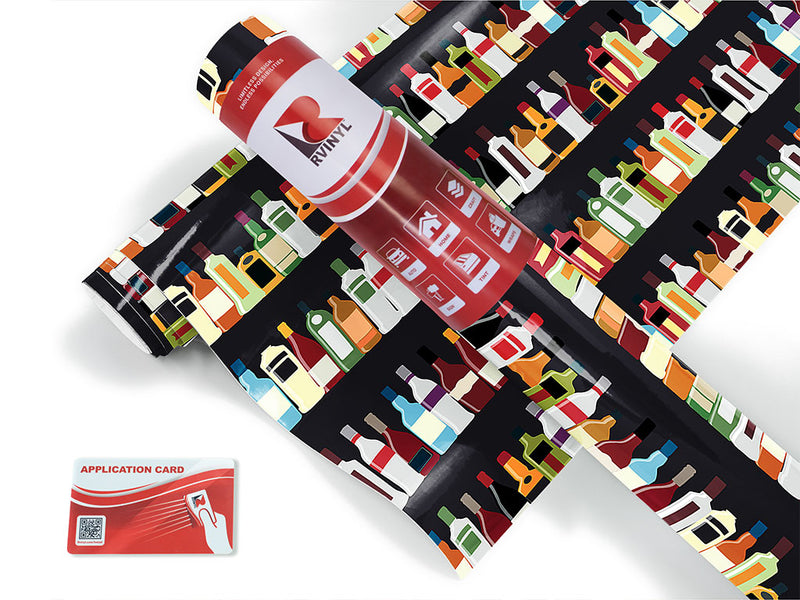 bar view alcohol Craft Vinyl Roll