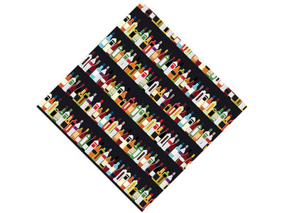 Bar View Alcohol Vinyl Wrap Pattern