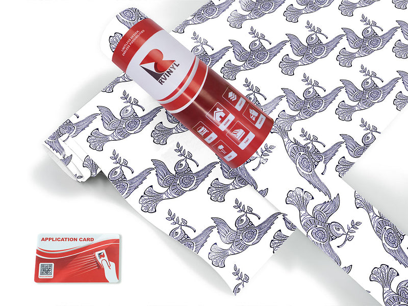 barbary tessellations bird Craft Vinyl Roll