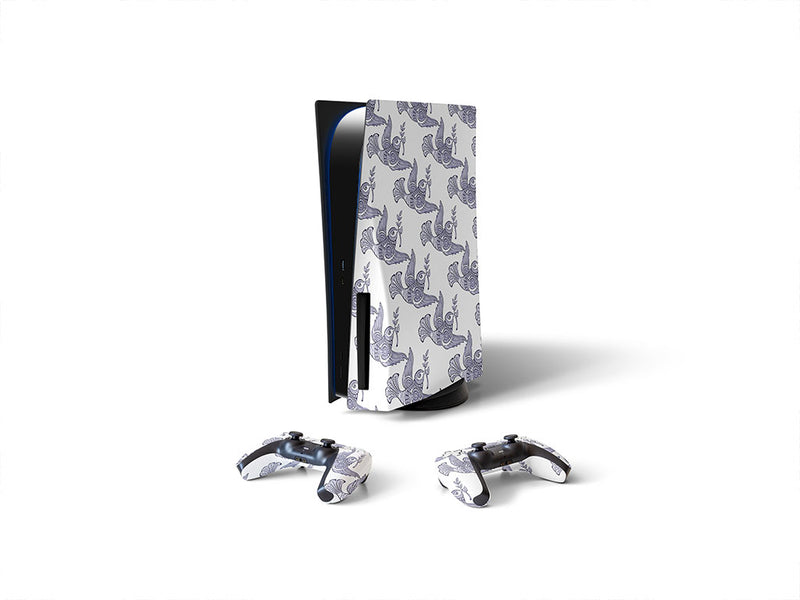 barbary tessellations bird Sony PS5 DIY Skin