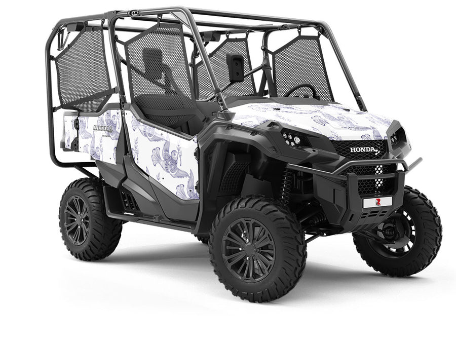 Barbary Tessellations Birds Utility Vehicle Vinyl Wrap