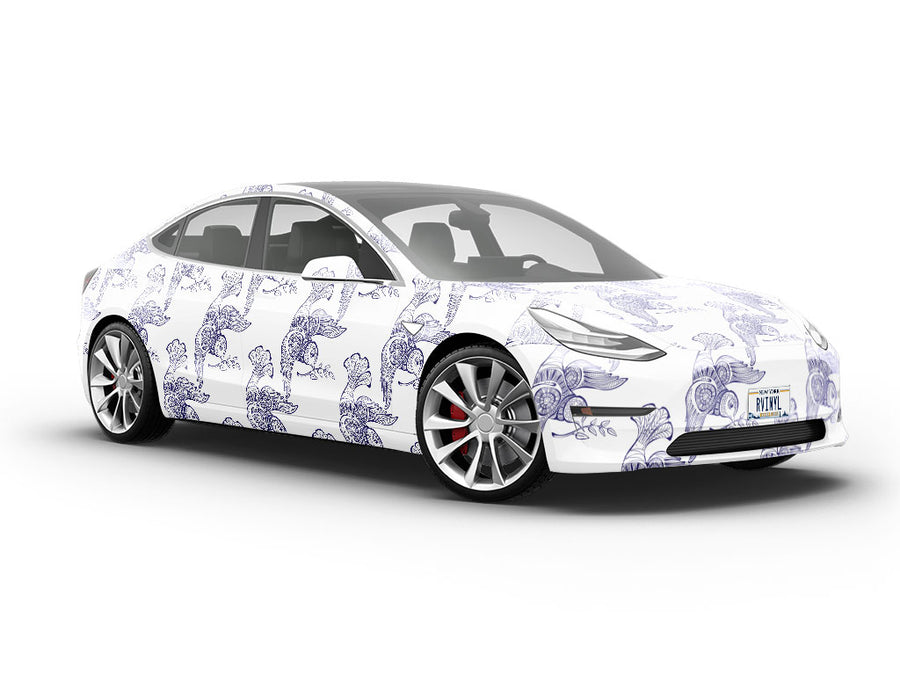 Barbary Tessellations Birds Vehicle Vinyl Wrap
