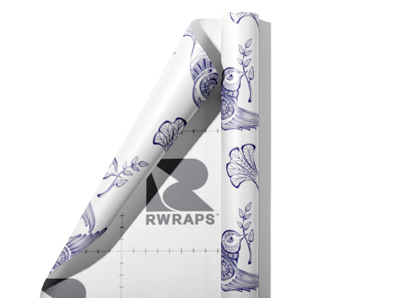 Barbary Tessellations Birds Wrap Film Sheets~Rwraps Series 914 Barbary Tessellations Birds Scrolled Sheet~3