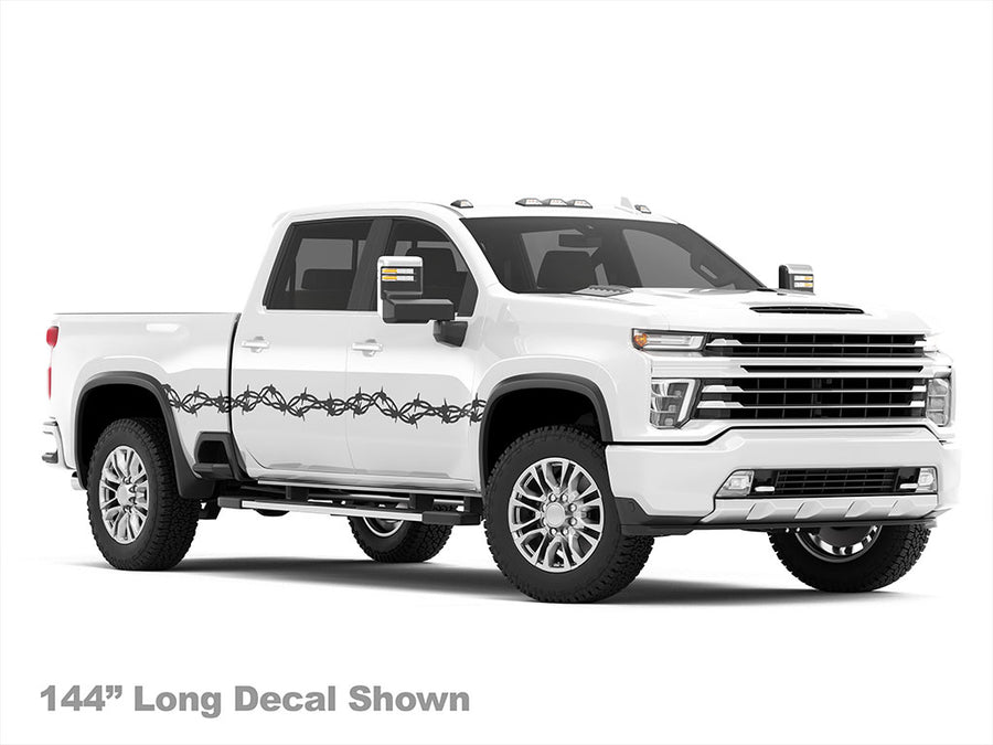 Barbed Wire Truck Custom Vehicle Graphic