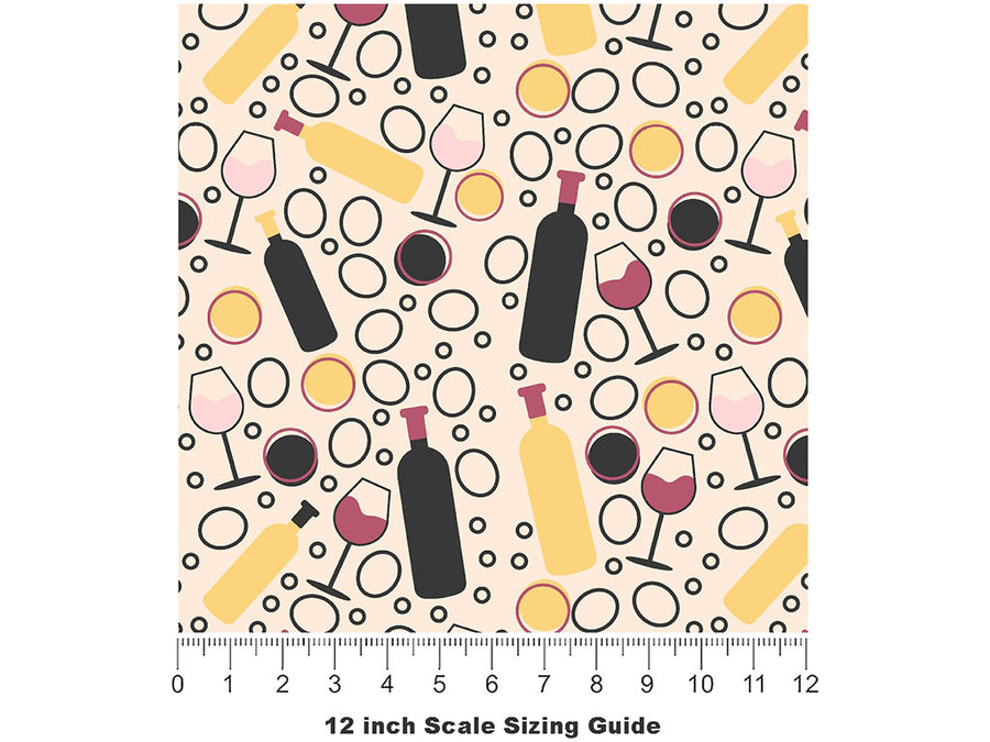 Barbera Ann Alcohol Vinyl Film Pattern Size 12 inch Scale~Rwraps Barbera Ann Alcohol Sizing Chart~2