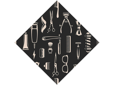 Barbershop Tools Barber Vinyl Wrap Pattern