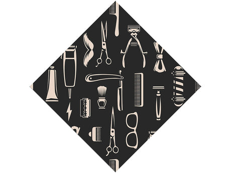 Barbershop Tools Barber Vinyl Wrap Pattern
